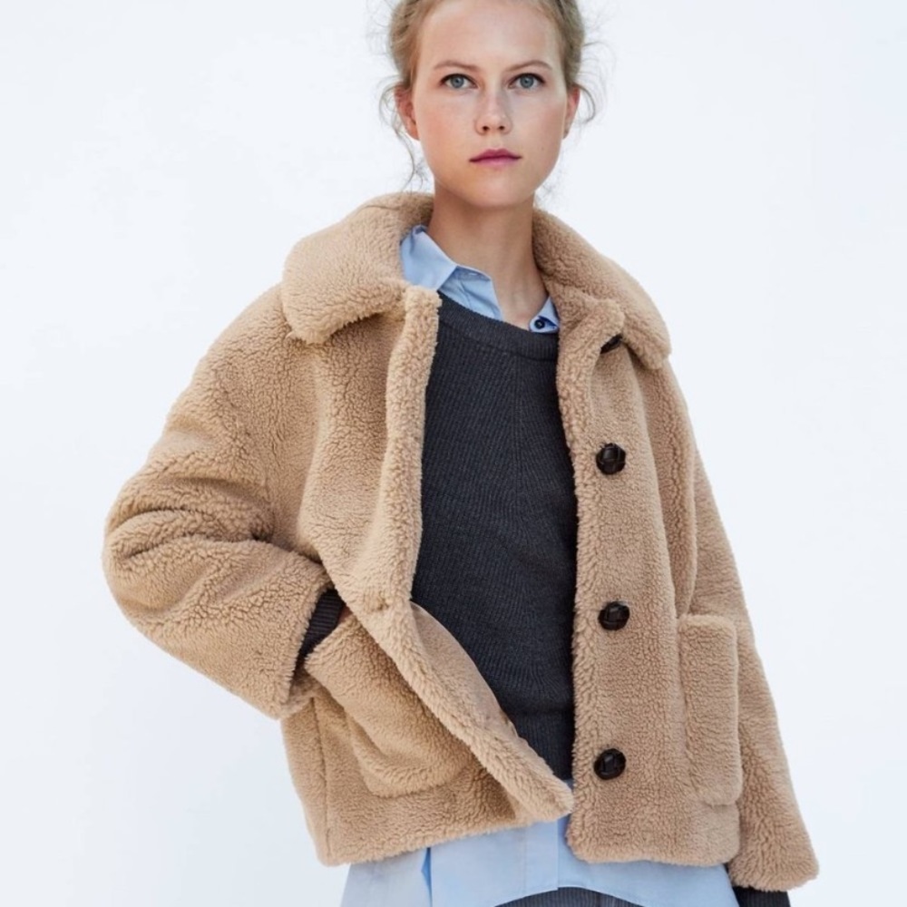 ZARA Teddy Coat